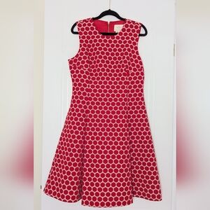 Kate Spade Polka Dot Knee Length Dress Size 14